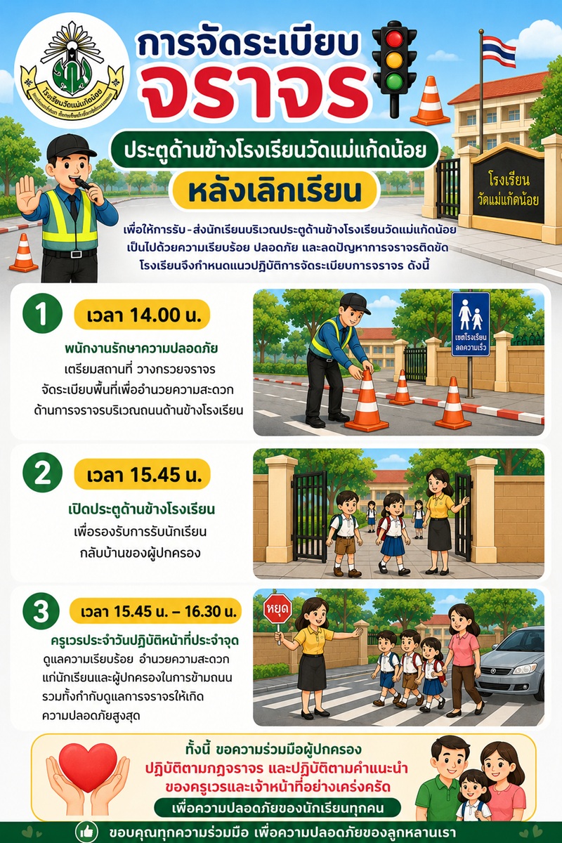 งานจราจร หลังเลิกเรียน2