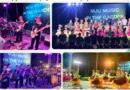 นักเรียนวงดนตรีลูกทุ่งพร้อมด้วยหางเครื่อง ร่วมแสดงงานดนตรีในสวน ณ เวทีดิน มหาวิทยาลัยแม่โจ้